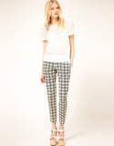 See by Chloe Checked Tailored Pant
